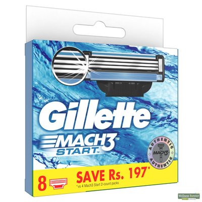 Змінні касети для гоління Gillette Mach3 Start 8 шт. 46237 фото