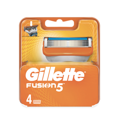 Змінні картриджі для гоління Gillette Fusion, 4 шт. 87425378 фото