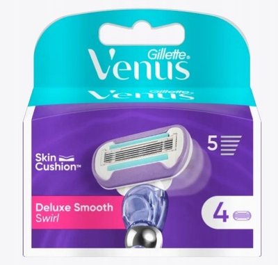 Змінні картриджі Gillette Venus Swirl Deluxe Smooth, 4 шт 263874 фото